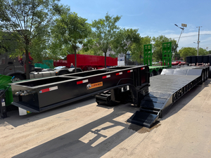 Remolque de cuello de cisne desmontable Lowboy