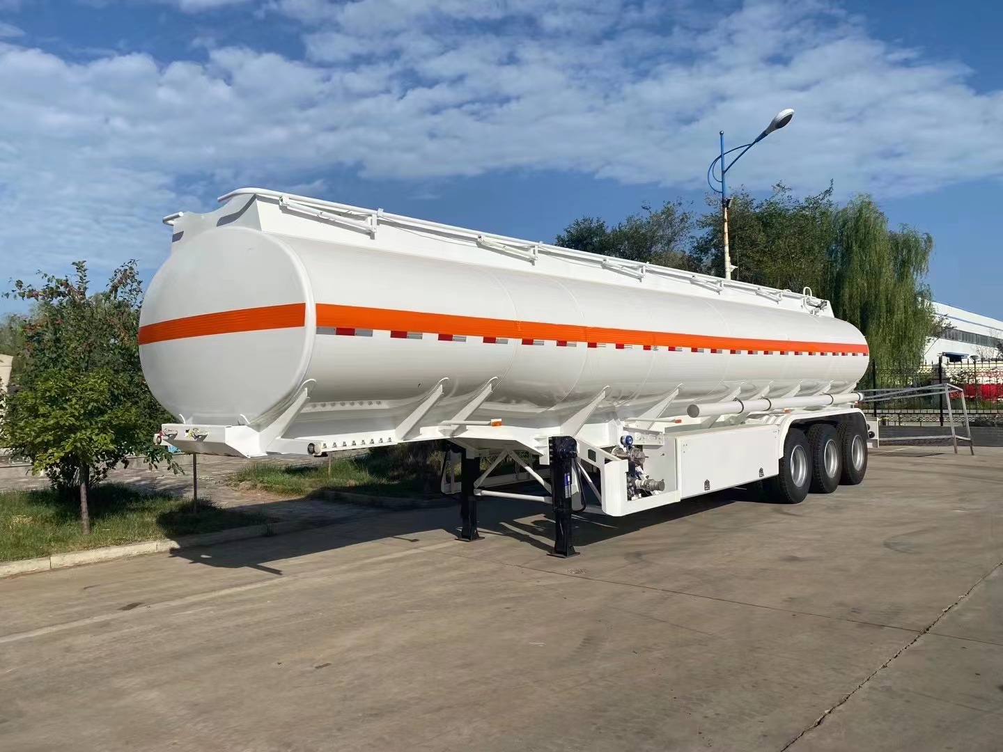 40ft cng أنبوب مقطورة خزان أنبوب انزلاق مقطورة CNG خزان الغاز الطبيعي