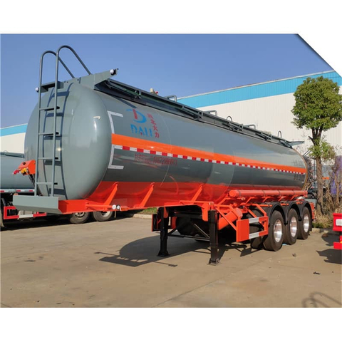 Remorque de r&eacute;servoir de p&eacute;trole brut robuste en aluminium