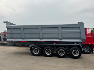 Remolque gris de 4 eje de alta capacidad U