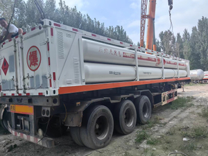 مستعملة 40 FT CNG Tube Skid Container مقطورة